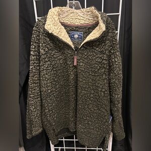 Live Oak Brown Sherpa Pullover